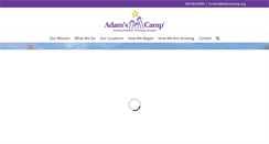Desktop Screenshot of adamscamp.org